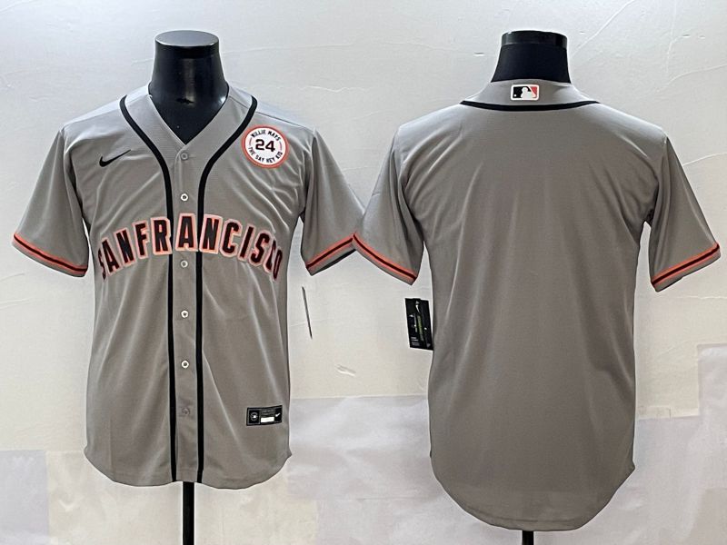Men 2025 San Francisco Giants Blank Grey Game Nike MLB Jersey style 3->miami marlins->MLB Jersey